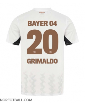 Billige Fotballdrakt Bayer Leverkusen Alejandro Grimaldo #20 Replika Bortedrakt 2024-25 Kortermet